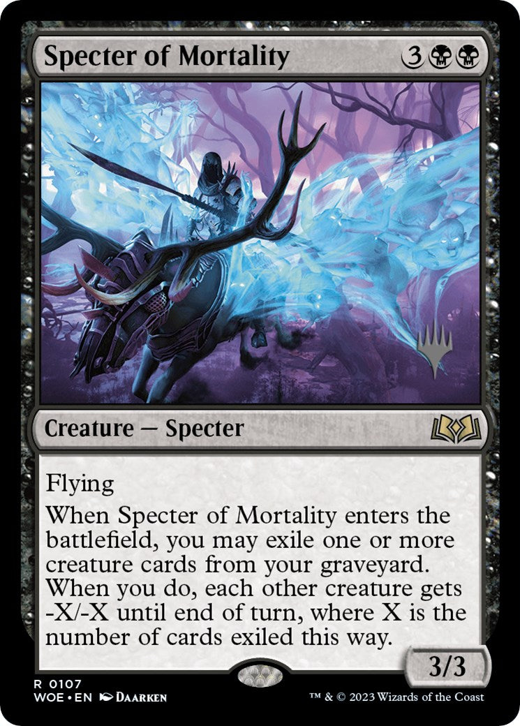 Specter of Mortality (Promo Pack) [Wilds of Eldraine Promos] | Golgari Games