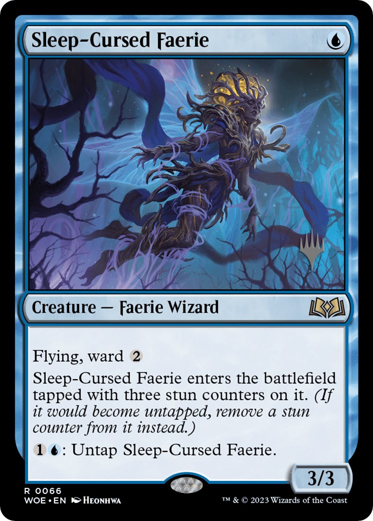 Sleep-Cursed Faerie (Promo Pack) [Wilds of Eldraine Promos] | Golgari Games