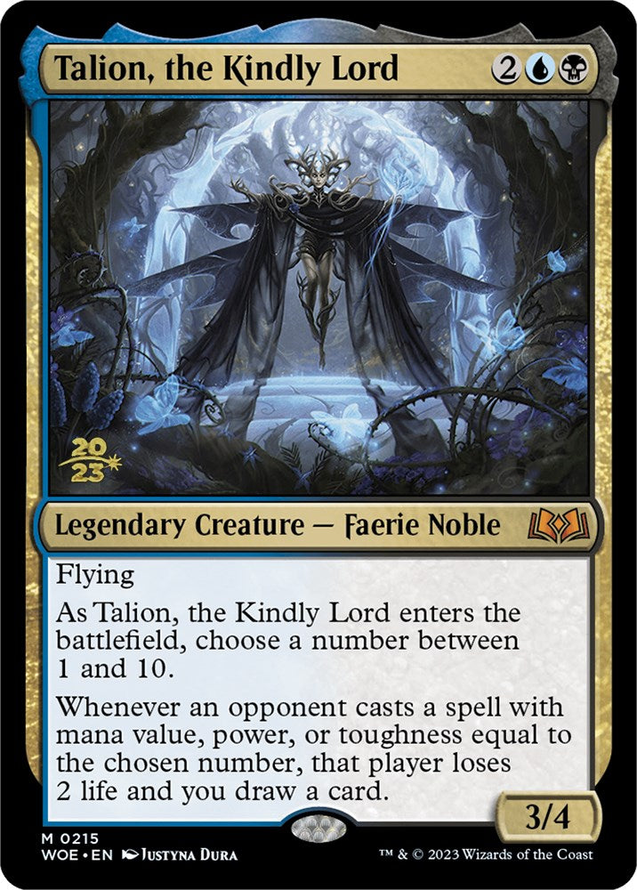 Talion, the Kindly Lord [Wilds of Eldraine Prerelease Promos] | Golgari Games