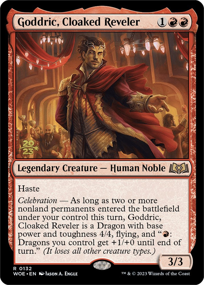 Goddric, Cloaked Reveler [Wilds of Eldraine Prerelease Promos] | Local Legends
