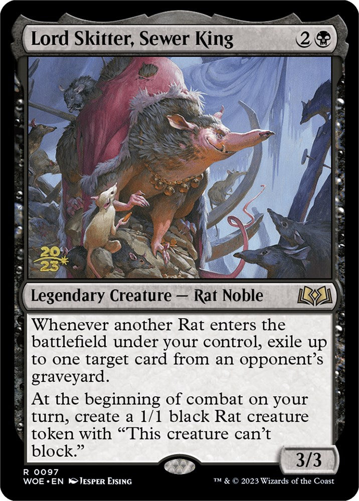 Lord Skitter, Sewer King [Wilds of Eldraine Prerelease Promos] | Golgari Games