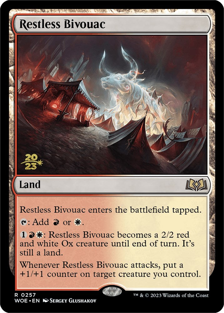 Restless Bivouac [Wilds of Eldraine Prerelease Promos] | Golgari Games