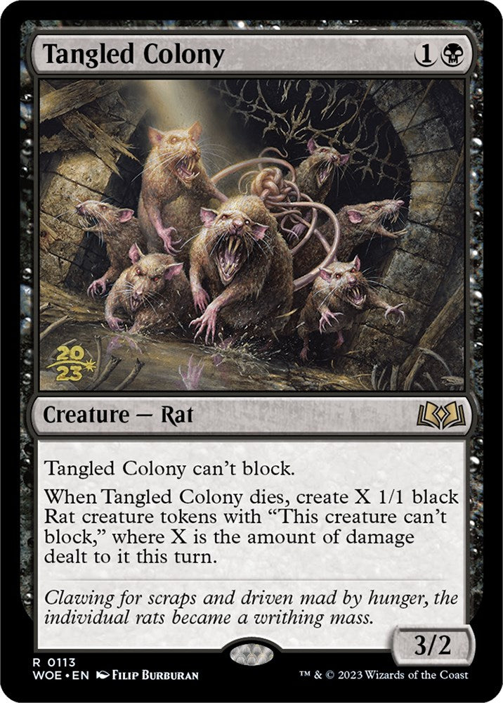 Tangled Colony [Wilds of Eldraine Prerelease Promos] | Golgari Games