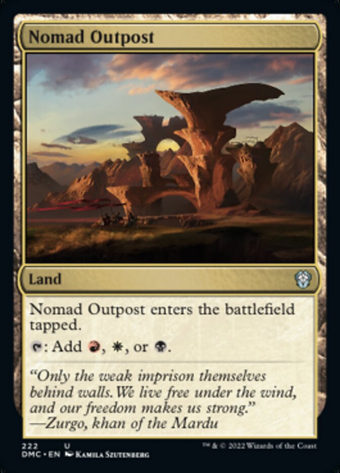 Nomad Outpost [Dominaria United Commander] | Local Legends