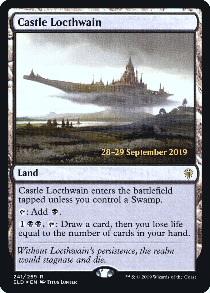 Castle Locthwain [Throne of Eldraine Prerelease Promos] | Golgari Games