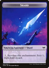 Human Warrior // Shard Double-sided Token [Kaldheim Tokens] | Local Legends