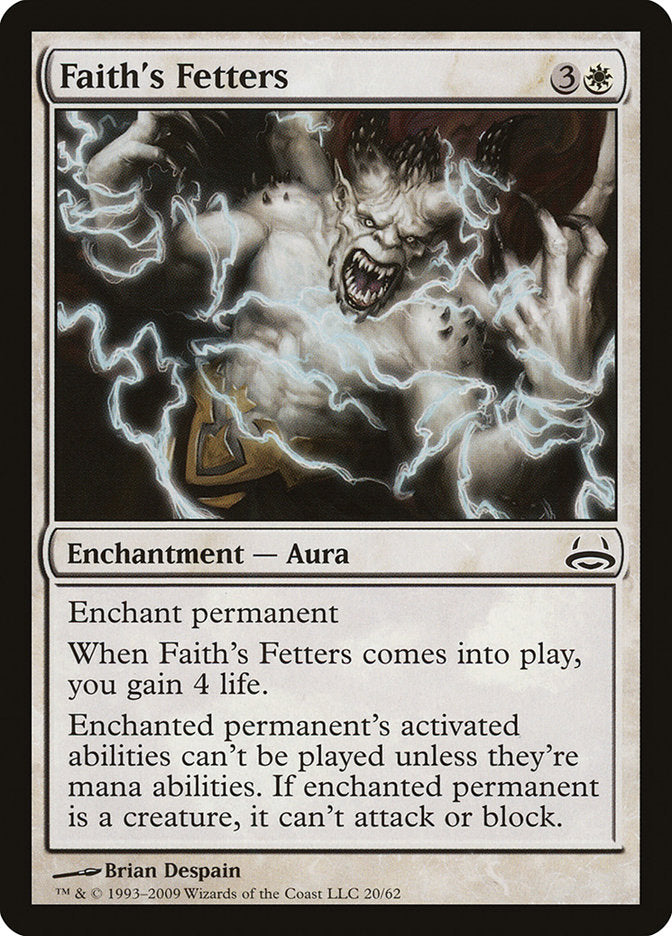 Faith's Fetters [Duel Decks: Divine vs. Demonic] | Golgari Games