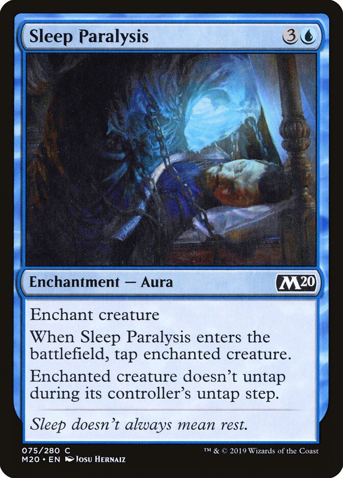 Sleep Paralysis [Core Set 2020] | Local Legends