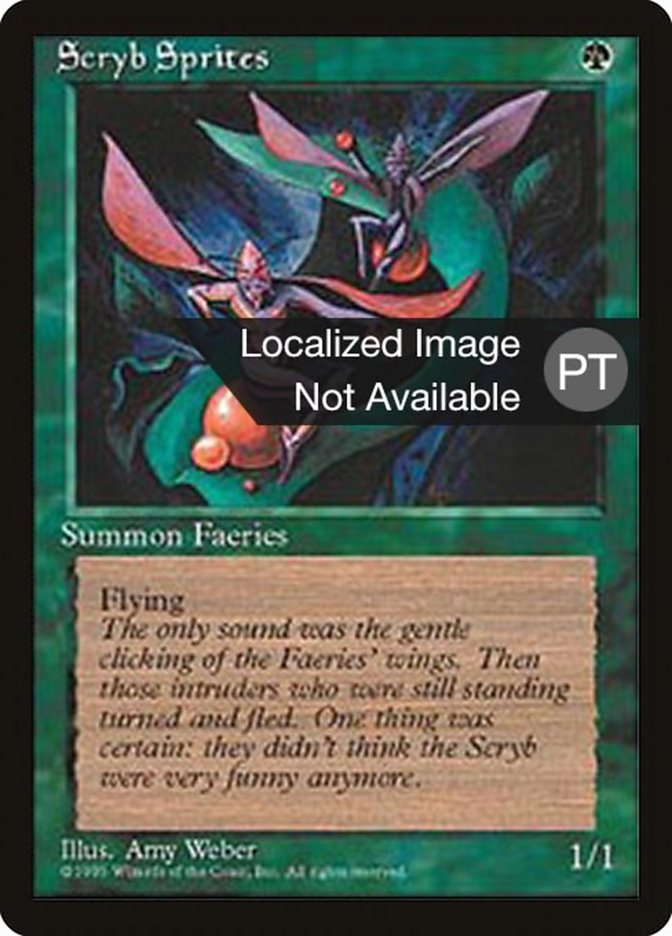 Scryb Sprites [Fourth Edition (Foreign Black Border)] | Local Legends