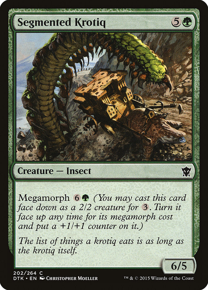 Segmented Krotiq [Dragons of Tarkir] | Golgari Games