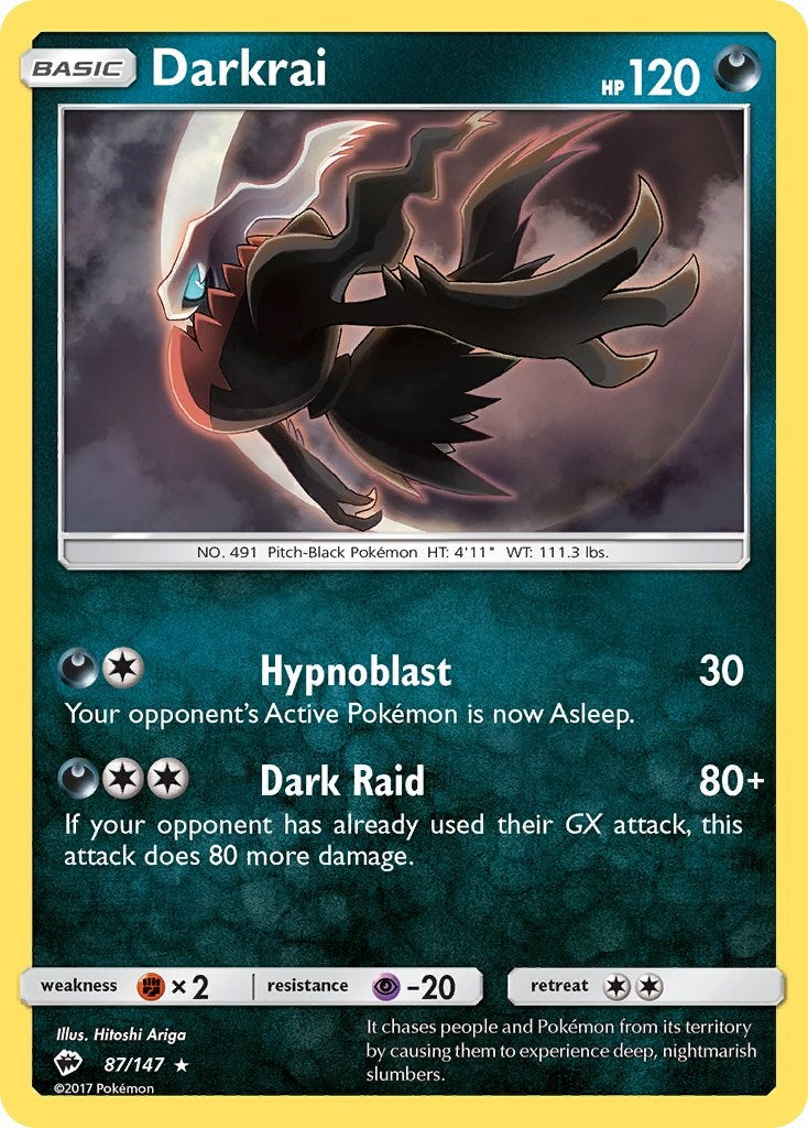 Darkrai (87/147) [Sun & Moon: Burning Shadows] | Golgari Games