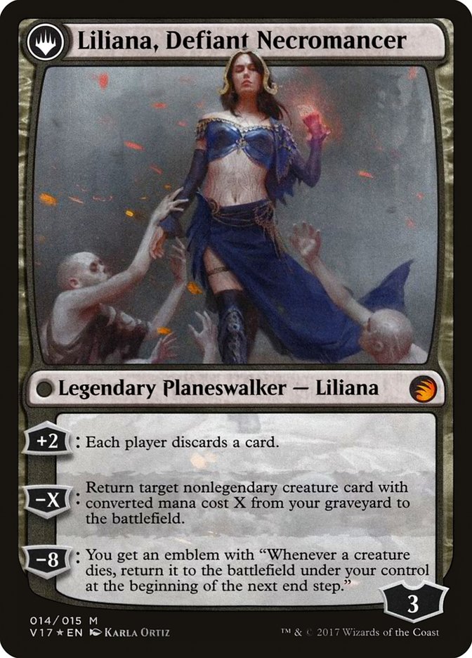 Liliana, Heretical Healer // Liliana, Defiant Necromancer [From the Vault: Transform] | Golgari Games