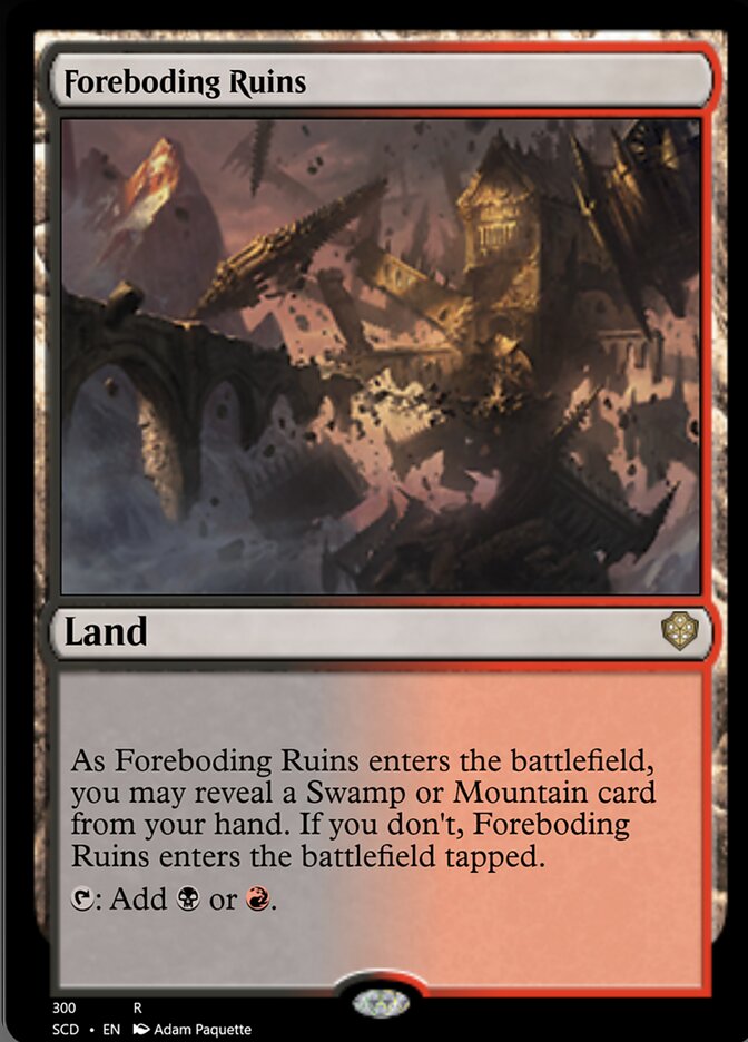 Foreboding Ruins [Starter Commander Decks] | Local Legends