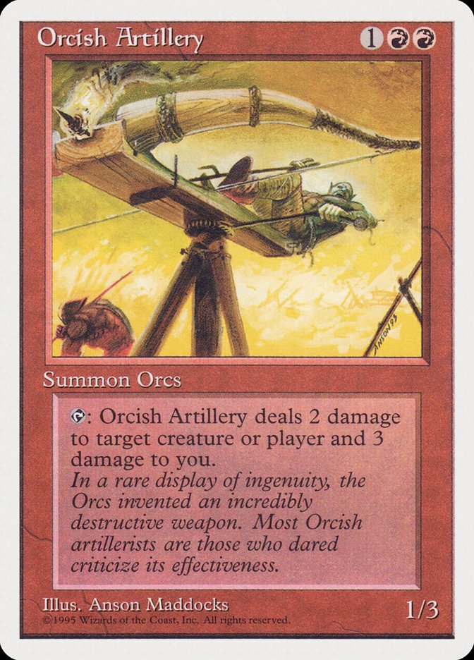 Orcish Artillery [Rivals Quick Start Set] | Golgari Games