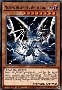 Malefic Blue-Eyes White Dragon [LDS2-EN005] Common | Golgari Games