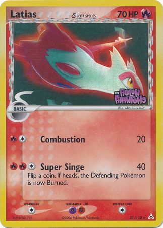 Latias (21/110) (Delta Species) (Stamped) [EX: Holon Phantoms] | Golgari Games