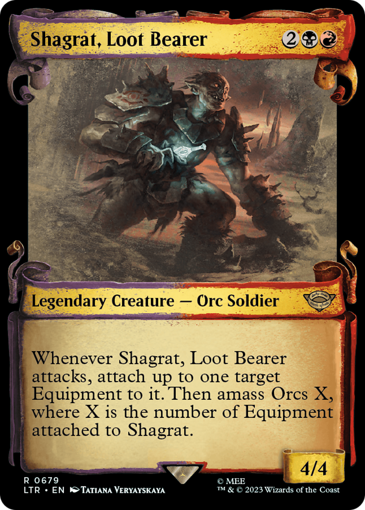 Shagrat, Loot Bearer [The Lord of the Rings: Tales of Middle-Earth Showcase Scrolls] | Golgari Games