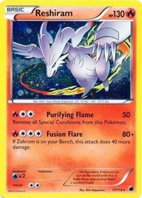 Reshiram (17/116) (Cosmos Holo) [Black & White: Plasma Freeze] | Golgari Games