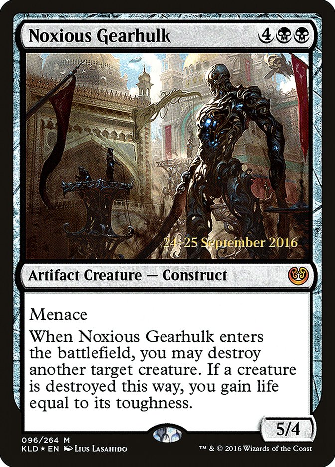 Noxious Gearhulk [Kaladesh Prerelease Promos] | Golgari Games