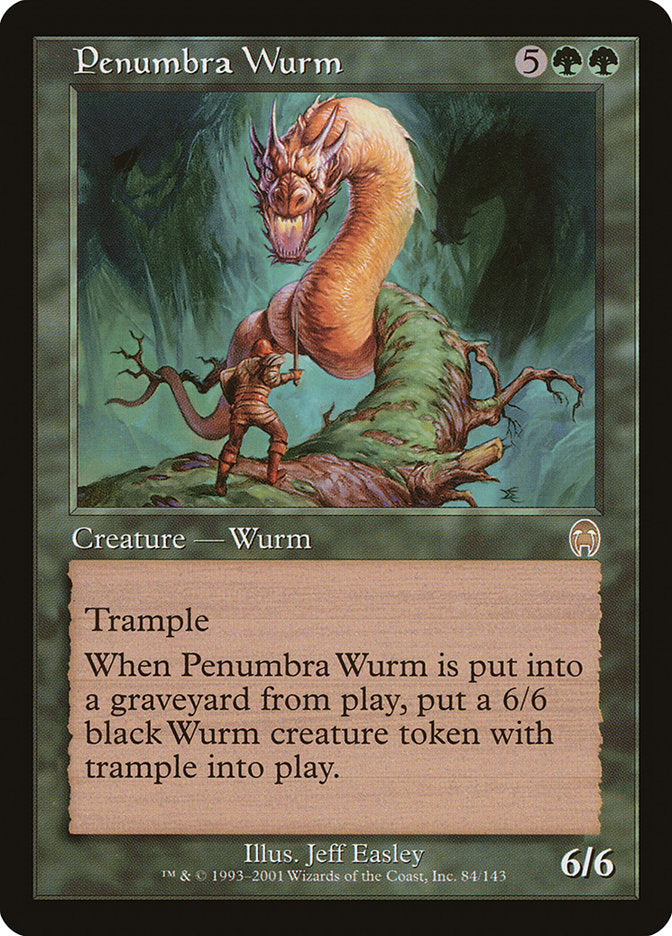 Penumbra Wurm [Apocalypse] | Golgari Games