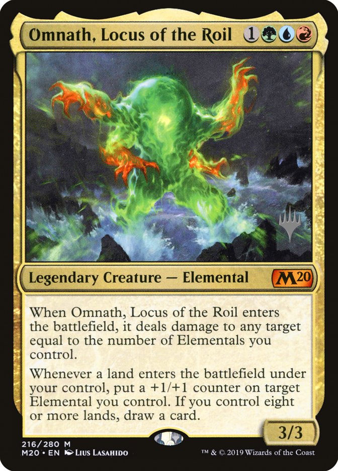 Omnath, Locus of the Roil (Promo Pack) [Core Set 2020 Promos] | Golgari Games