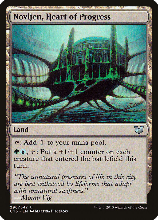Novijen, Heart of Progress [Commander 2015] | Local Legends
