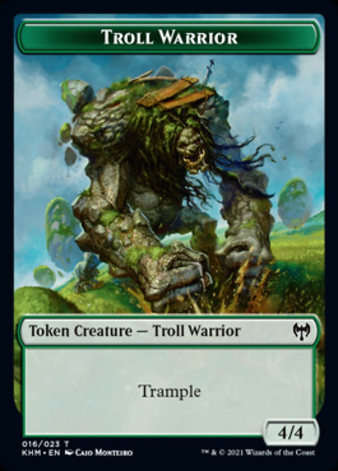 Troll Warrior Token [Kaldheim Tokens] | Golgari Games