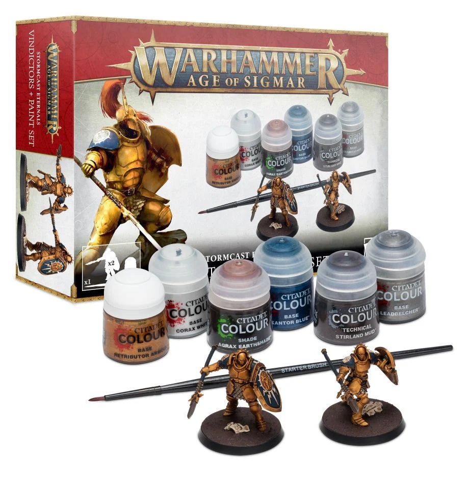 Warhammer Age of Sigmar: Stormcast Eternals Vindictors + Paint set | Golgari Games