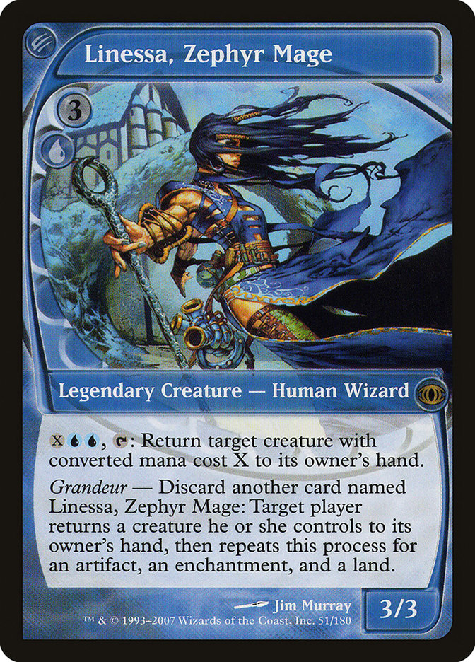 Linessa, Zephyr Mage [Future Sight] | Local Legends