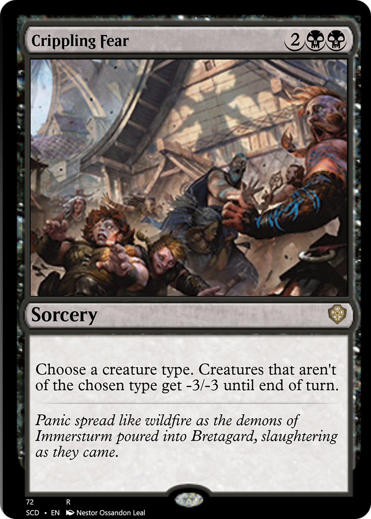 Crippling Fear [Starter Commander Decks] | Local Legends