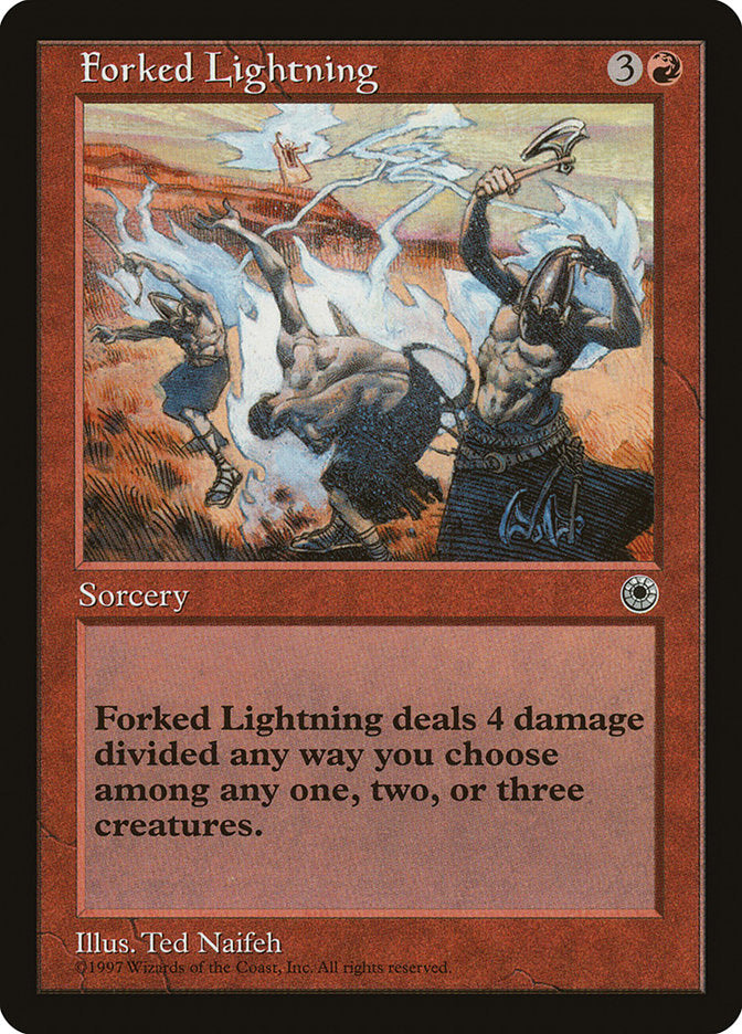 Forked Lightning [Portal] | Golgari Games