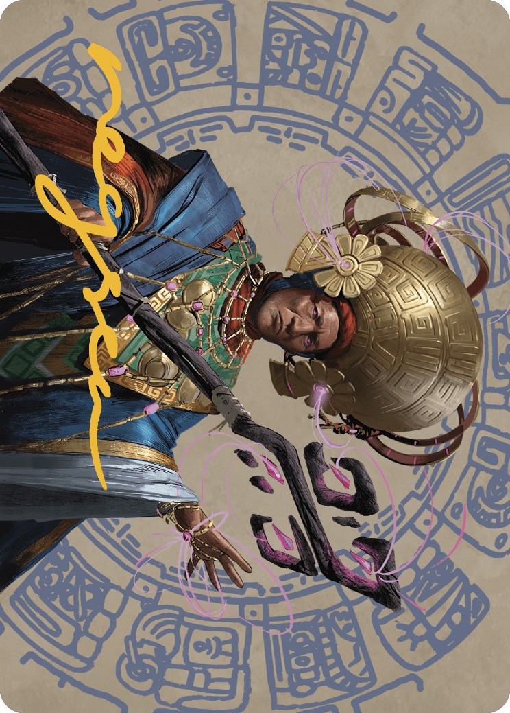 Akal Pakal, First Among Equals Art Card (46/81) (Gold-Stamped Signature) [The Lost Caverns of Ixalan Art Series] | Golgari Games