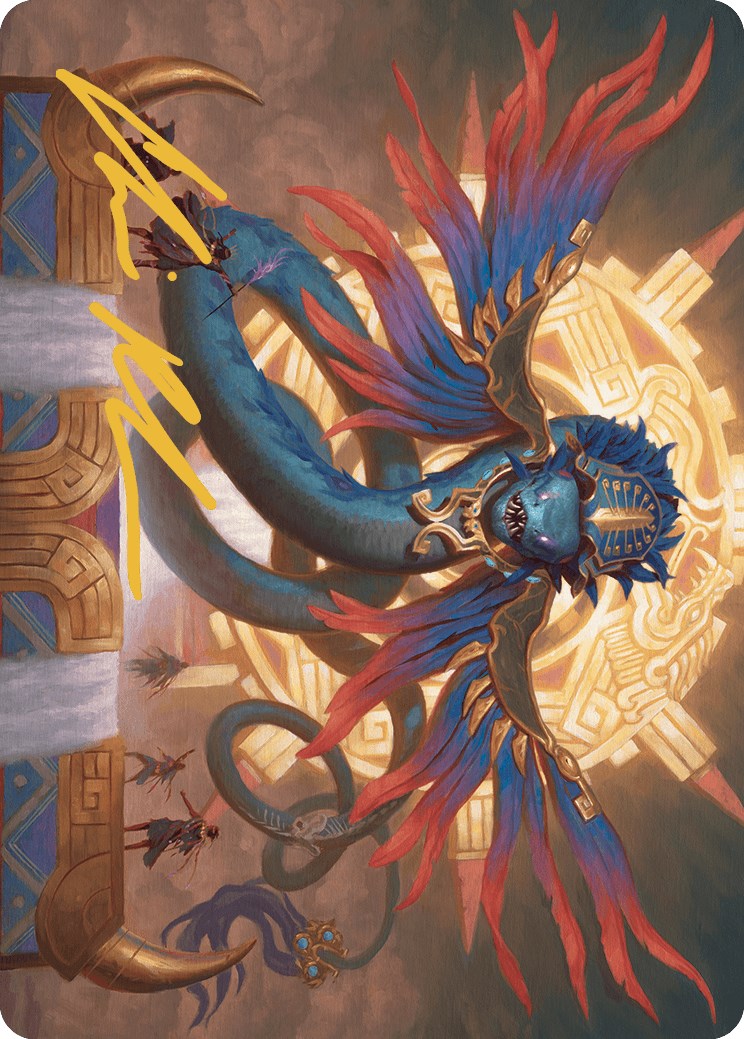 Ojer Pakpatiq, Deepest Epoch Art Card (13/81) (Gold-Stamped Signature) [The Lost Caverns of Ixalan Art Series] | Golgari Games