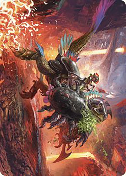 Triumphant Chomp Art Card [The Lost Caverns of Ixalan Art Series] | Golgari Games