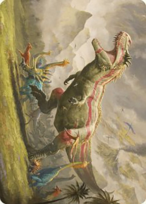 Ghalta, Stampede Tyrant Art Card [The Lost Caverns of Ixalan Art Series] | Golgari Games