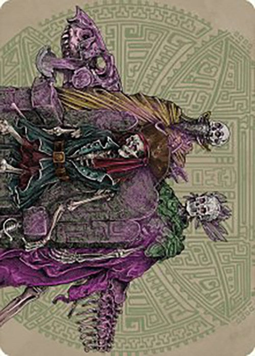 Throne of the Grim Captain Art Card [The Lost Caverns of Ixalan Art Series] | Golgari Games