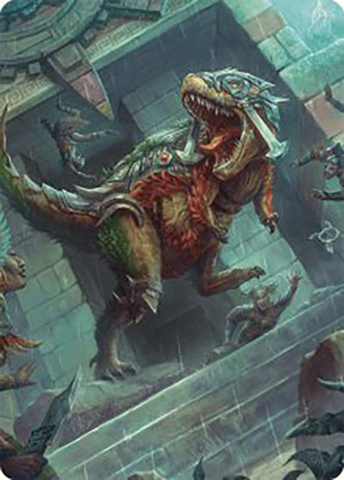 Carnage Tyrant Art Card [The Lost Caverns of Ixalan Art Series] | Golgari Games