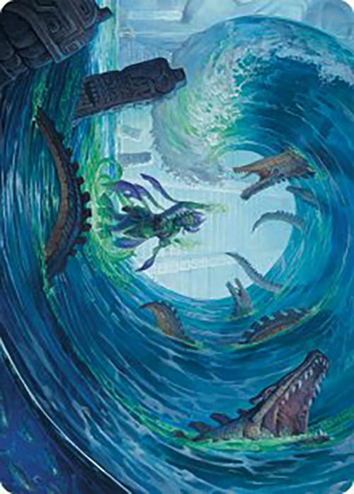 Wave Goodbye Art Card [The Lost Caverns of Ixalan Art Series] | Golgari Games