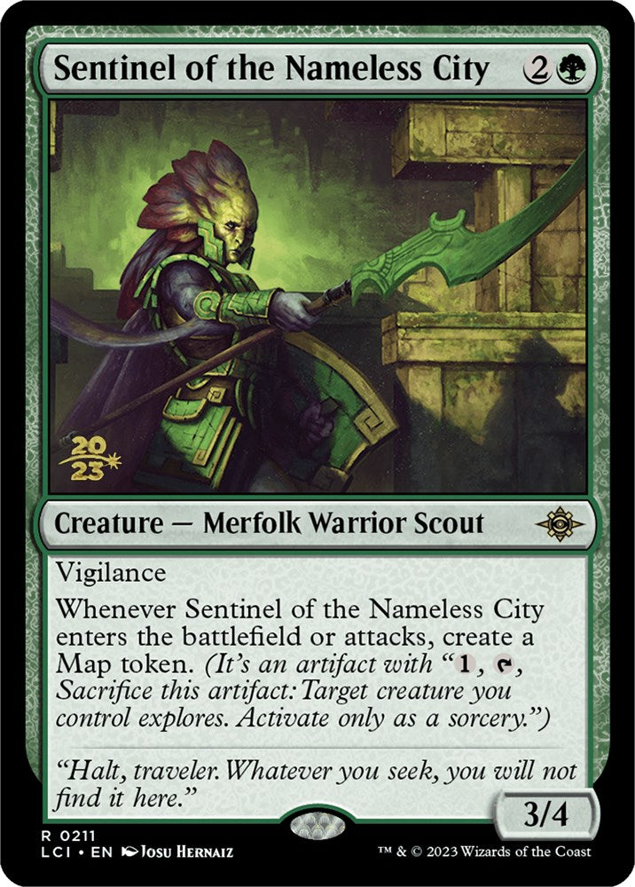 Sentinel of the Nameless City [The Lost Caverns of Ixalan Prerelease Cards] | Golgari Games