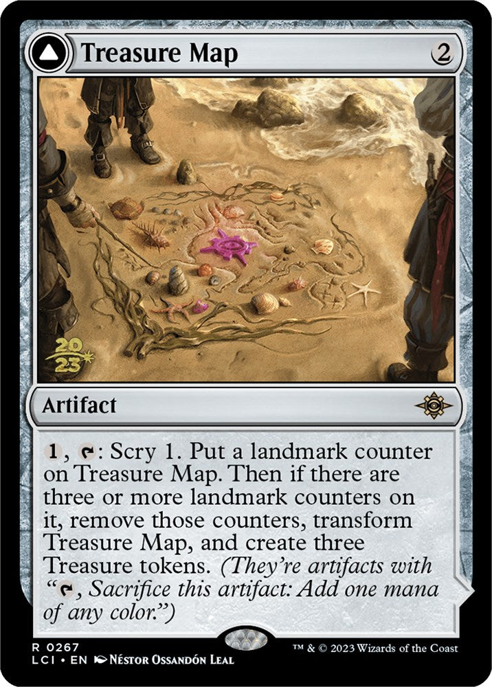 Treasure Map // Treasure Cove [The Lost Caverns of Ixalan Prerelease Cards] | Golgari Games