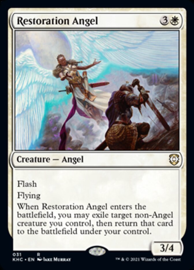 Restoration Angel [Kaldheim Commander] | Golgari Games