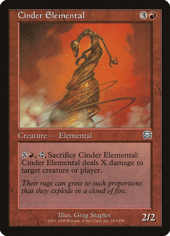Cinder Elemental [Mercadian Masques] | Local Legends