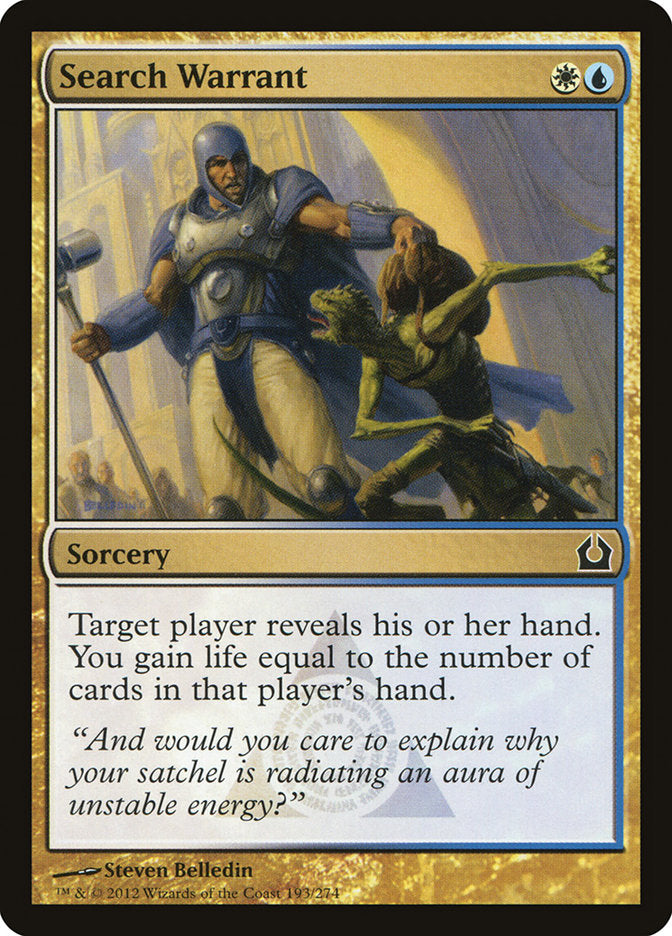 Search Warrant [Return to Ravnica] | Local Legends