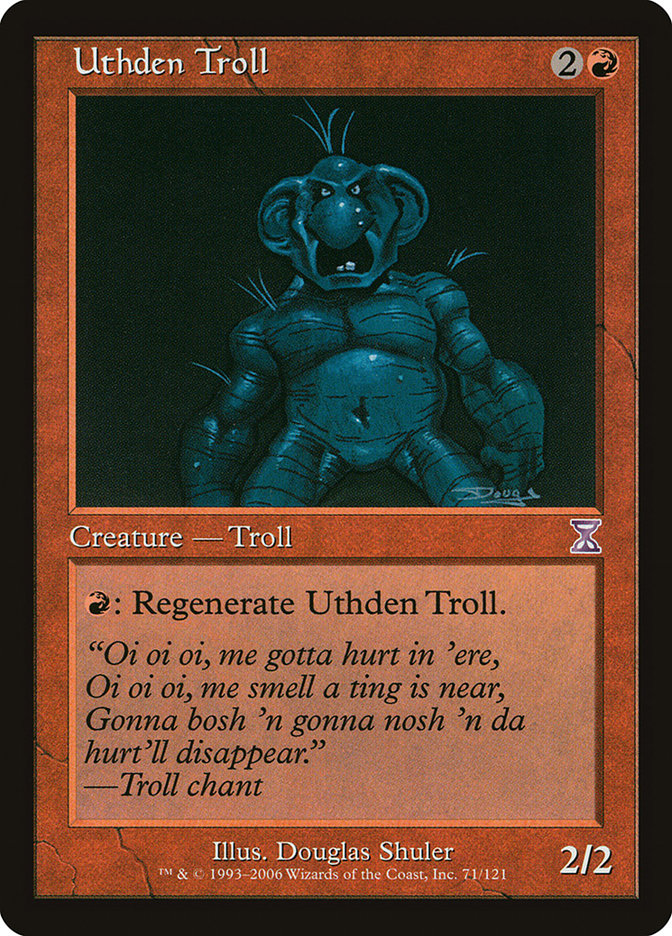 Uthden Troll [Time Spiral Timeshifted] | Golgari Games