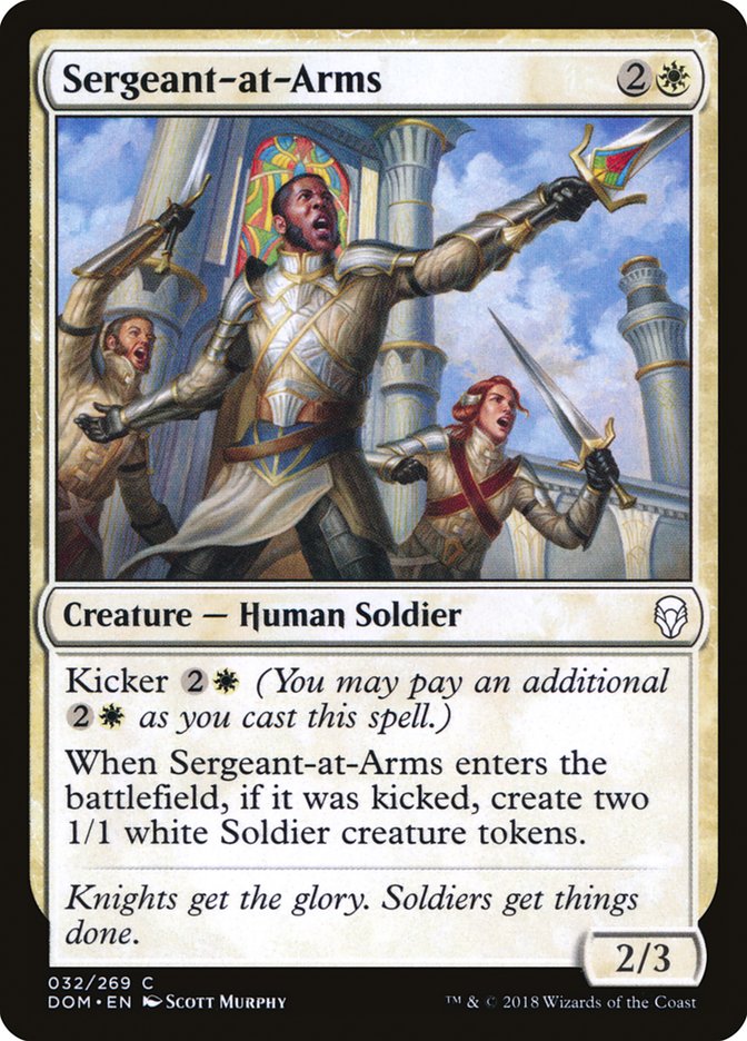 Sergeant-at-Arms [Dominaria] | Local Legends