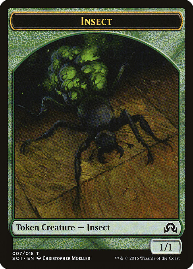 Insect Token [Shadows over Innistrad Tokens] | Golgari Games