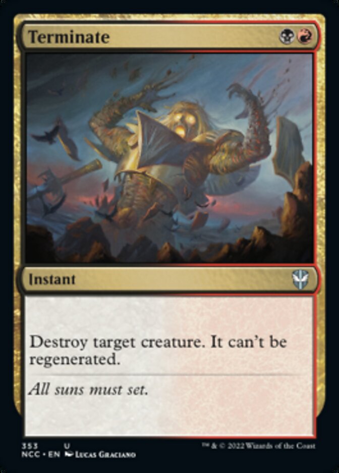 Terminate [Streets of New Capenna Commander] | Local Legends