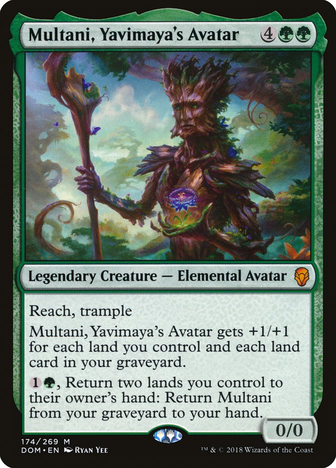 Multani, Yavimaya's Avatar [Dominaria] | Golgari Games