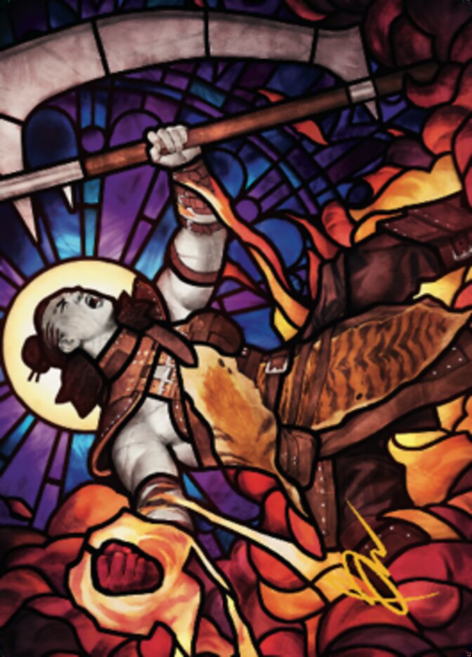 Garna, Bloodfist of Keld Art Card (Gold-Stamped Signature) [Dominaria United Art Series] | Local Legends