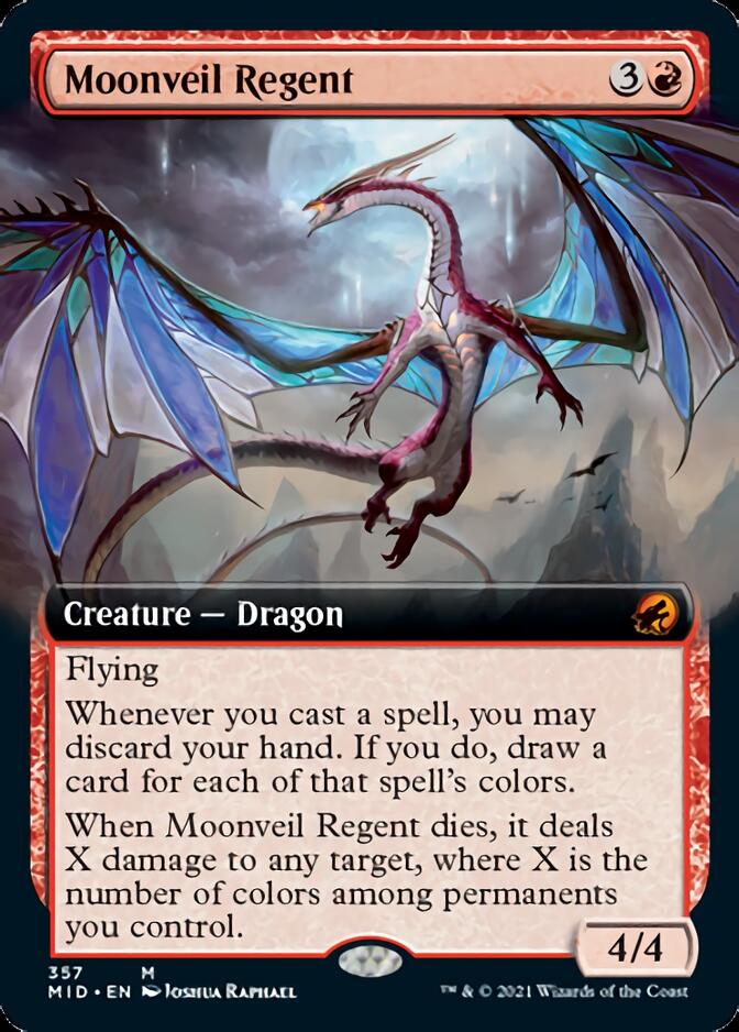 Moonveil Regent (Extended Art) [Innistrad: Midnight Hunt] | Local Legends